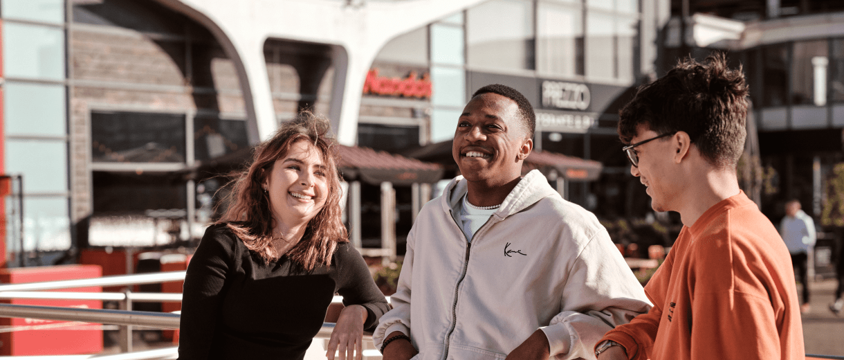 Students on campus