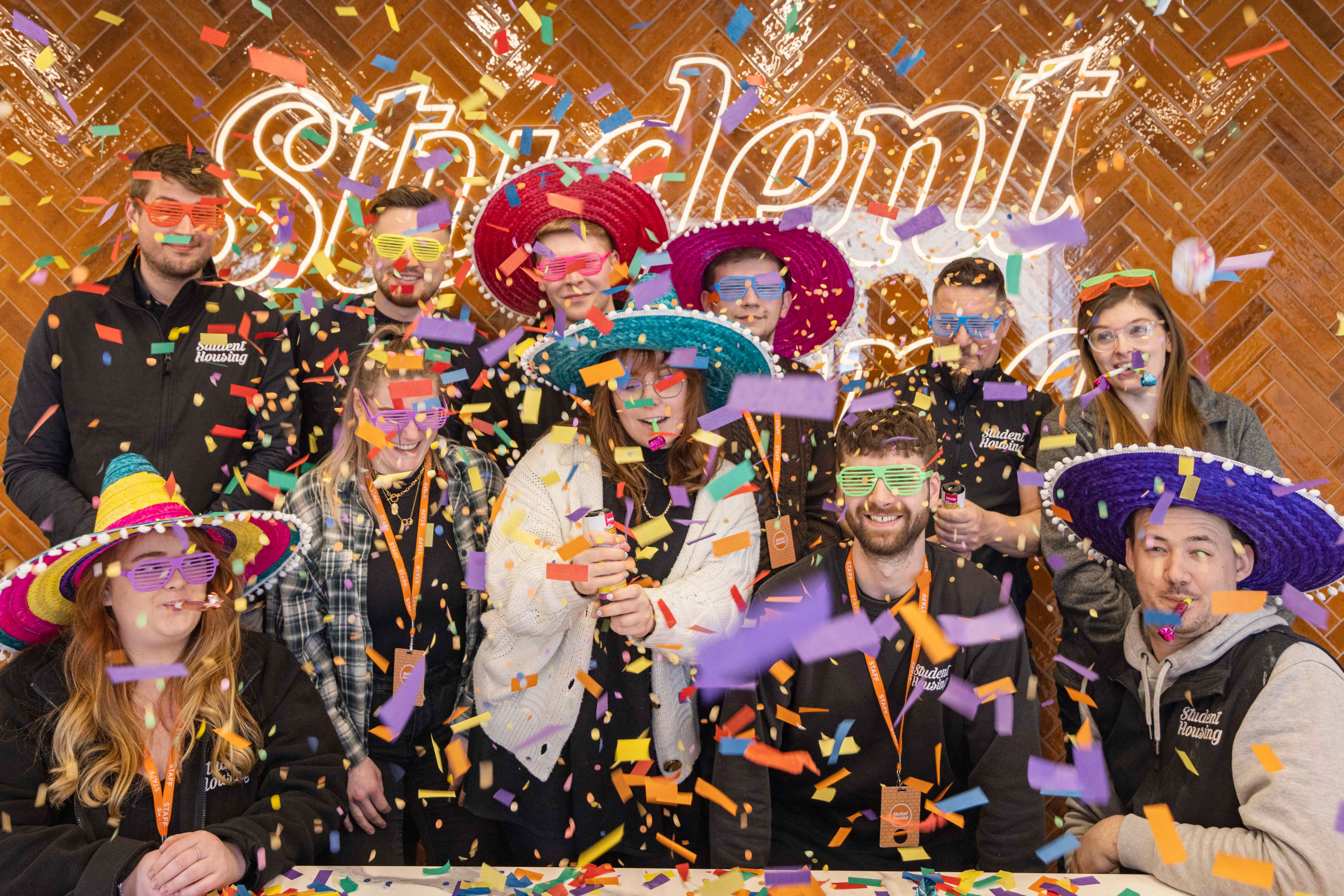 Student Housing team celebration